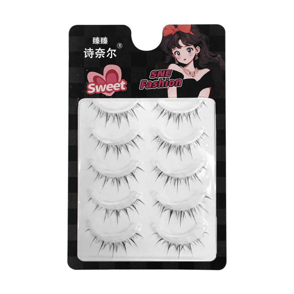 False Eyelashes 3D Soft Natural Look 5 Pairs