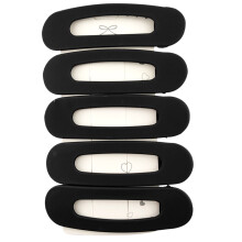 Lot de 5 pinces à cheveux plates pour femmes - Pinces élégantes et plates pour tous types de cheveux - Accessoires de coiffure chics pour filles