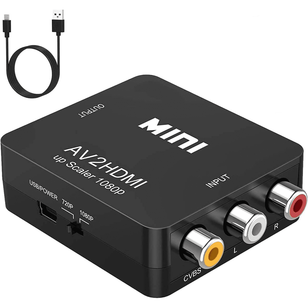 Av Cvbs To Hdmi Converter 1080P Up-Scaler 971050614113