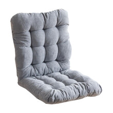 Rocking Chair Cushion with Ties, Non-Slip Backrest Pad for Indoor/Outdoor Chairs, Office/Dining/Patio, Gray – Compatible with Standard Chairs