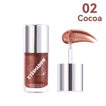 Cosmetic Makeup Liquid Eyeshadow - 6 Pigmented Shades Long-Lasting Easy To Eye Shadow for Glittery Eye Looks 7ml