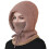 Winter Hat Scarf Mask Combo Light Pink One Size 1