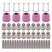 AG60 -55WSD-60 Cuțit cu plasmă, duze cu vârf de torță de tăiere, kit de consumabile, accesorii, 50 buc.