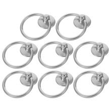 Drawer Handles Silver Zinc Alloy 8PCS