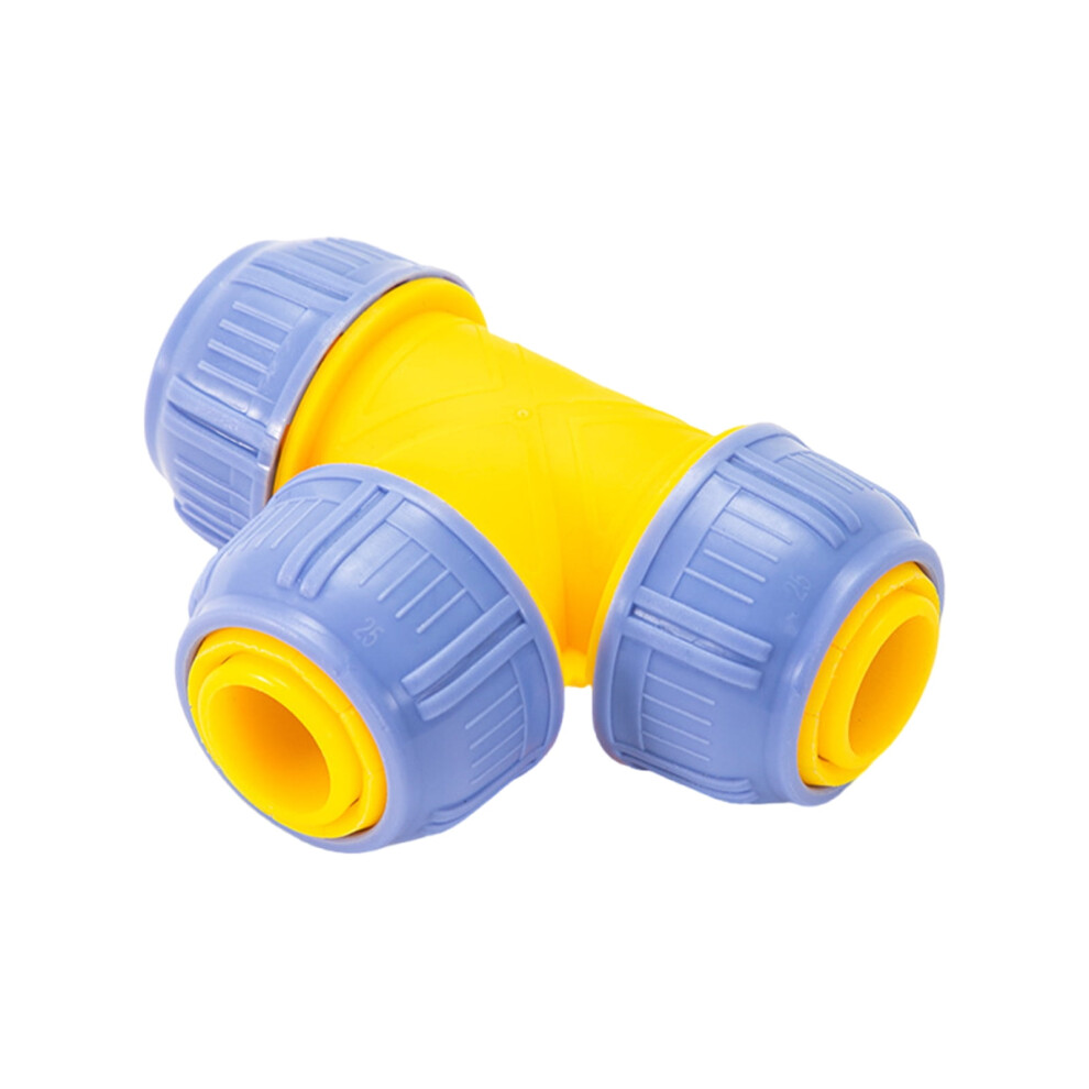 High Strength 25Mm Water Pipe Connector Irrigation Systems Connector Perfect For Garden Irrigation And Plumbing Projects 9327961719217