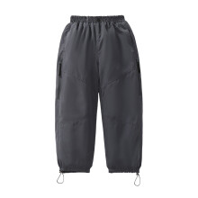 AWZXDE Kids Winter Lined Cargo Pants Softshell Windproof Water Loose Fit Outdoor Casual Trousers For Children