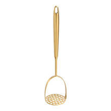 Stainless Steel Potato Masher – 14" Dishwasher Safe, for Potatoes, Beans, Veggies, Fruits, Pet Food & Avocados