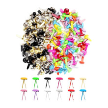 400 Pieces Paper Fasteners Large Plated Split Pins for Arts Crafts Scrapbook