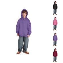 Soft Boys Hoodies with Side Pockets, Round Neck, Long Sleeve – Casual & Outdoor Wear for Ages 3–14