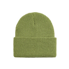 Unisex-Waffelstrickmütze – Weiche, dehnbare Thermomütze