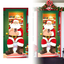 Custom Printed Fabric Door Curtain Hanging Tapestry for Home Room Divider Privacy Screen Decoration