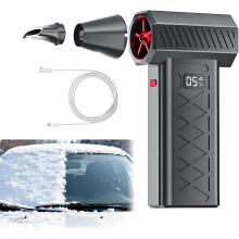 Pekkaxy Mini Turbo Snow Blower – Portable Electric Air Fan for Snow, Dust, Pet Drying, Studio & Car – Compatible with 120V