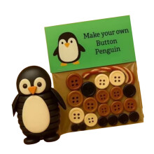 Button Craft Set Complete Supplies for Handmade Ornament Art Project Home Decoration Button Craft Set