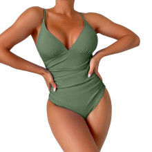 Kvinder Mesh One Piece Badedragt Badedragt med Mavekontrol