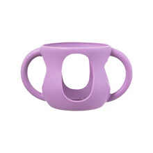 Shockproof Silicone Baby Bottle Holder, Easy-Grip & Anti-Slip – BPA-Free, Compatible with Glass Bottles & Pacifiers