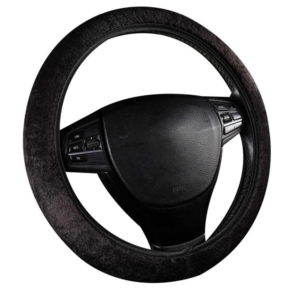 Elastic Stretch Steering Wheel Cover Soft Plush Non-Slip 962029009863