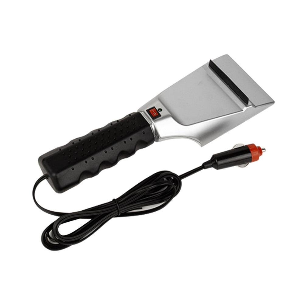 12V Car Window Heated Cleaning Shovel Car Windshield Snow Shovel Ice Scraper Electric Window Ice Snow Removal Hand Tools 9313598197344