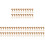 60Pièces Boucles Dorées Pour Lacets Kit Réparation Bottes DIY 1