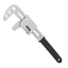 Right-Angled Adjustable Wrench for Pipes, 1Piece