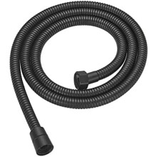59" Matte Black Shower Hose, Stainless Steel, Flexible, Compatible with Handheld Shower Heads