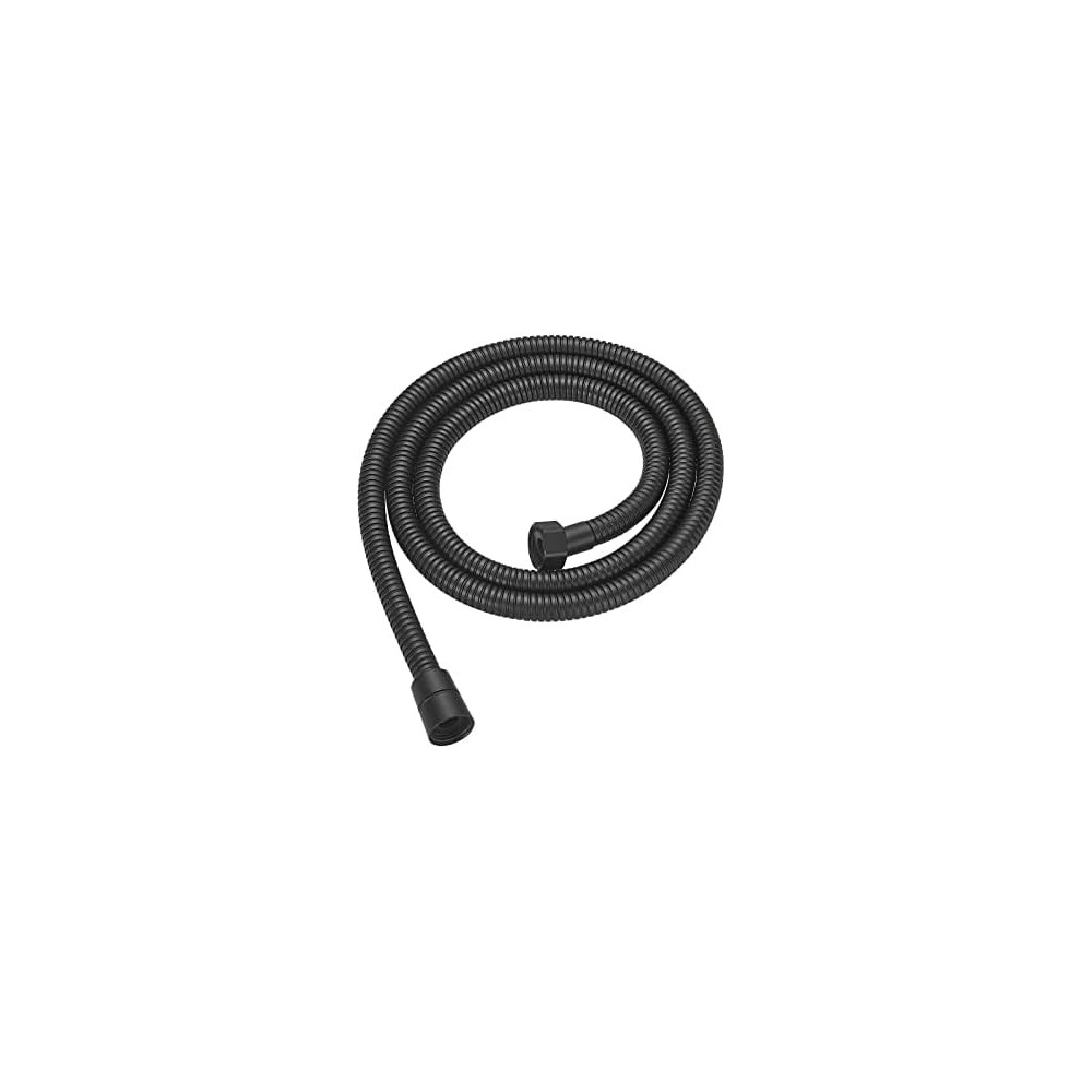 59" Matte Black Shower Hose, Stainless Steel, Flexible, Compatible With Handheld Shower Heads 9448990655274