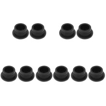 10Pièces Bouchons Stopper Échelle Noir Accessoires Pratiques
