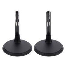 6Sets Practical Black Doll Holders Sturdy Display Stands for Dolls
