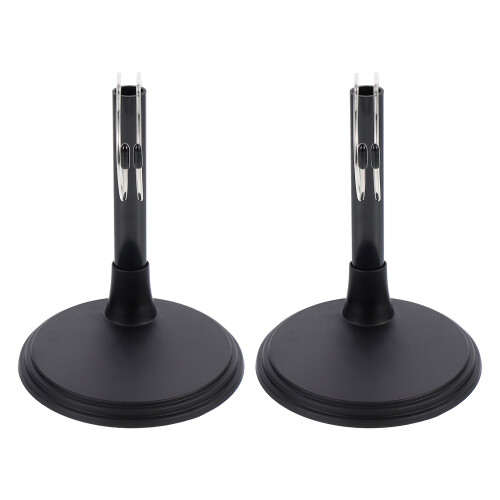 6Sets Practical Black Doll Holders Sturdy Display Stands for Dolls