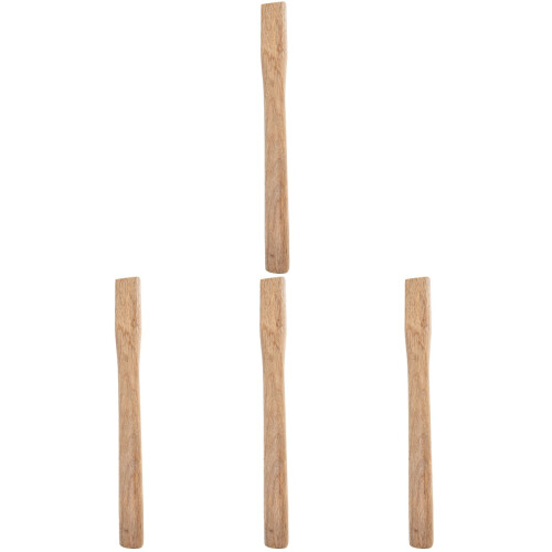 4Pcs Premium Khaki Wood Handles Replacement for Accessories