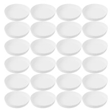 600Pièces Couvercles Jetables Blancs Pour Boissons Usage Familial
