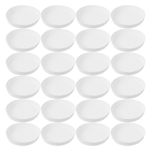 600Pièces Couvercles Jetables Blancs Pour Boissons Usage Familial