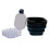 2Pcs Blue Painting Tool Bucket Lightweight Multifunction Pen Holder 1