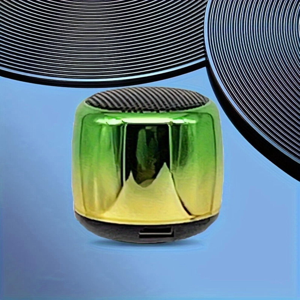 Portable Mini Wireless Lanyard Speaker | 360 Stereo, Tws Pairing, Mic, Usb Charging, Thumb-Sized Electroplated Design Â Compatible With All 9448990656721