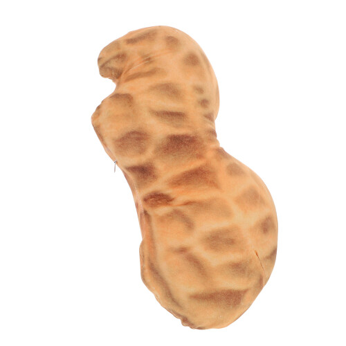 Kawaii Light Brown Peanut Plush Sofa Cushion Backrest Pillow