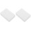 2Pcs Convenient White Ski Wax Kit for Snowboard Skateboard Protection 1