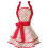 Cotton Retro Apron for Women Red Dot Design 1