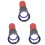 3Pièces Lampe Incubation Œufs Rouge Cold Light Pour Ferme 1