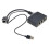 100Mbps Networking Splitter Ethernet Splitter with USB Power, Compatible for Various Ethernet Cable Heat Resistance 1