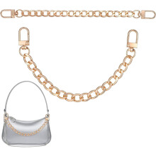 Gold Purse Extender Chain 8 inch 2 pcs
