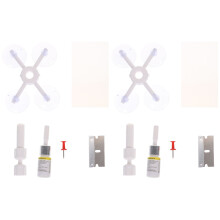 2Ensembles Kit Complet Réparation Éclats Verre Auto Pare-