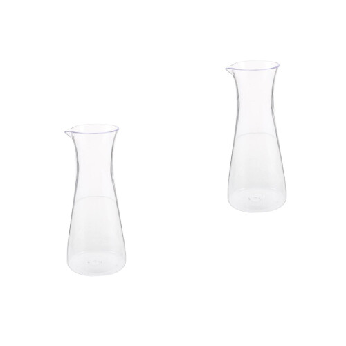 2Pièces Carafe À Vin Transparent En Pour Dîner