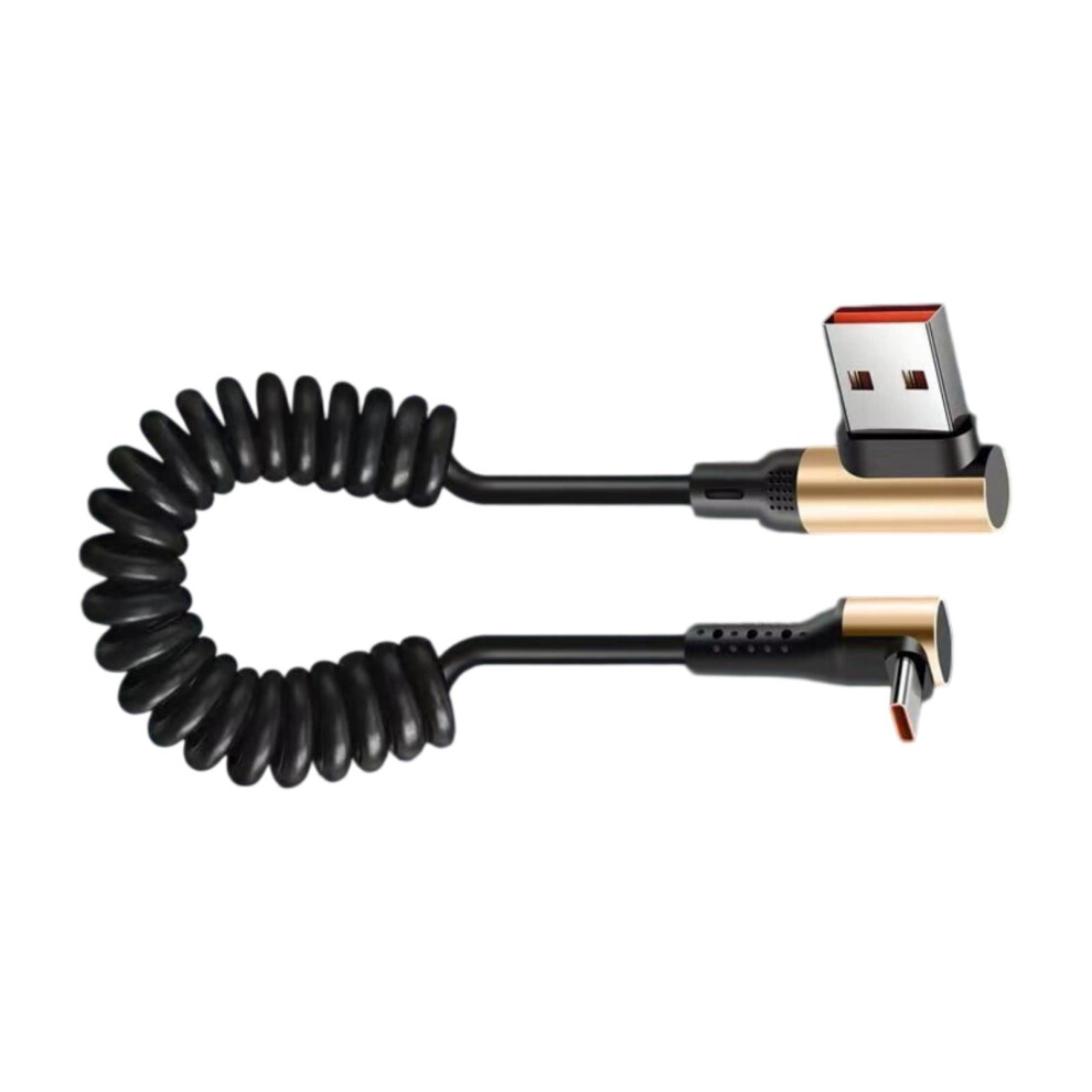 Type C Retractable Spring Charging Cable 66W 25Cm 962029011873
