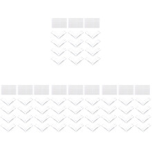 48Pcs White Table and Window Corner Protectors PVC Soft Safety Bumpers