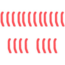 20Pcs Bike Brake Handle Covers Red Silicone Grip Protectors for Bikes