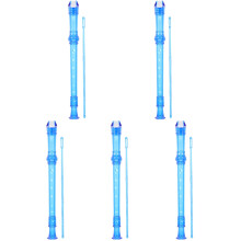 5Sets Blue Children Clarinet 8-Hole Beginner Musical Instrument Toy