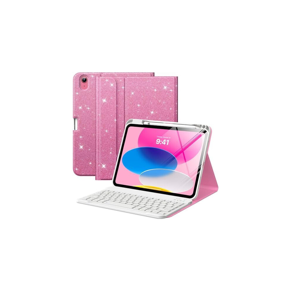 Ipad Case With Detachable Bluetooth Keyboard And Pencil 962029012214