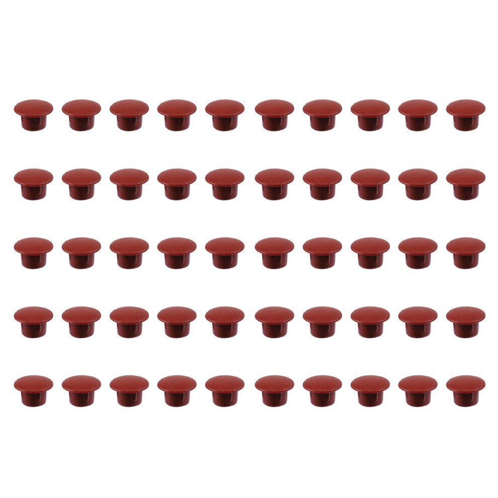 2000Pcs Brown Plastic Screw Covers Decorative Hole Plugs For Furniture 3704256812345