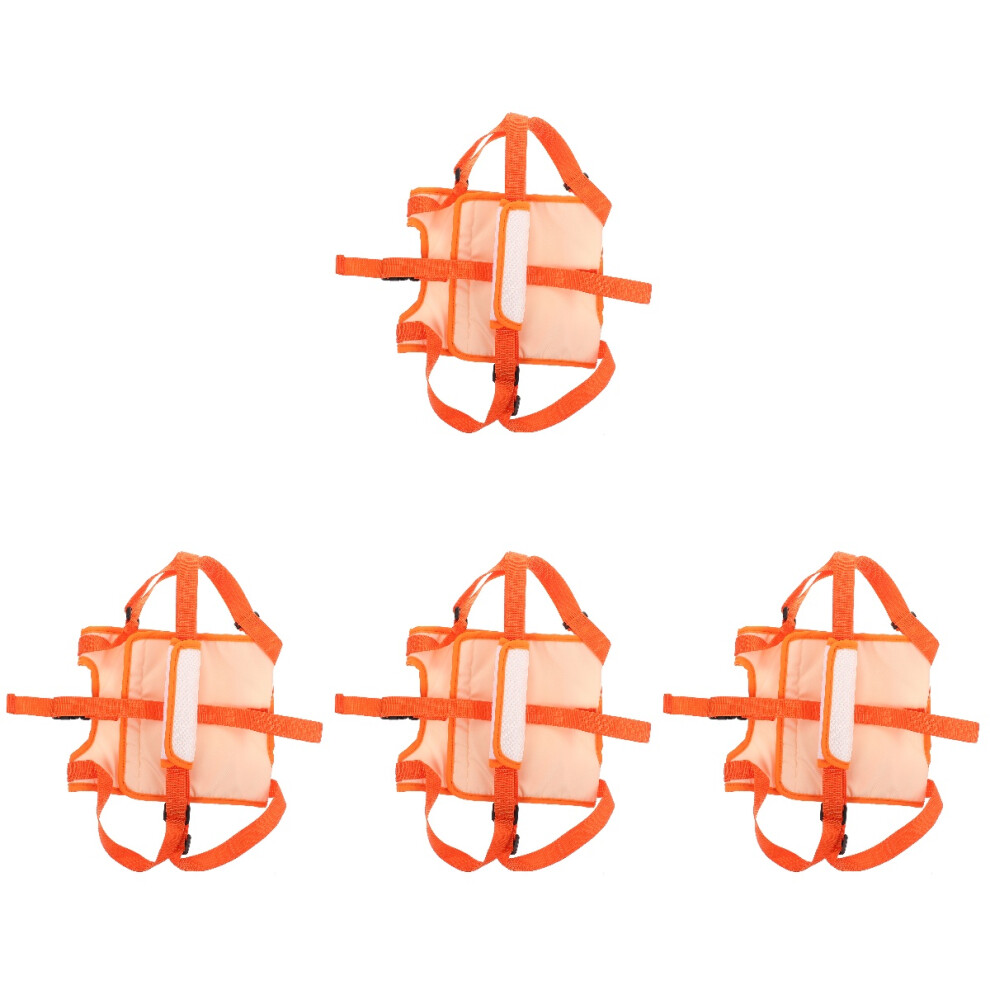 Villcase 4Pcs Dog Recovery Band Orange Pet Supportive Band For Injured Pets