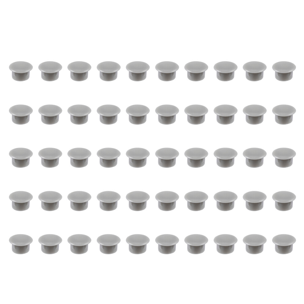 400Pcs Grey Plastic Screw Covers Decorative Hole Plugs For Furniture 3703969150669