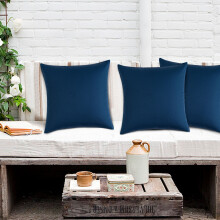 Housse de coussin 16x27, housse de coussin d'extérieur imperméable, housse de coussin moderne unie, housse de coussin de dossier